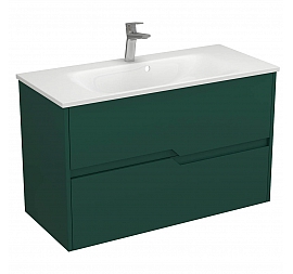 Тумба с умывальником Veneciana Veneto 100 см зелёная