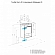 Тумба с умывальником Акватон Хоуп 40 1A2871K0HP2B0 40 см