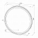 Зеркало Continent Planet White Led ЗЛП1153 100 см