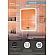 Зеркало Continent Glamour Led ЗЛП451 70 см