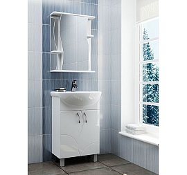 Шкаф зеркальный Vigo Alessandro 3-550 55 см белый