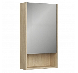 Шкаф зеркальный Uncoria Алегра 45 см дуб сонома