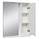 Шкаф зеркальный Runo Афина 60 см белый