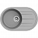 Мойка кухонная Ewigstein Elegant R50F 75 см серый металлик