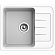 Мойка кухонная Ewigstein Elegant 45F 58 см иней