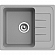 Мойка кухонная Ewigstein Elegant 45F 58 см серый металлик