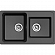Мойка кухонная Ewigstein Elegant 80D 78 см черный