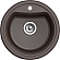 Мойка кухонная Ewigstein Antik R50 52 см шоколад
