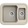 Мойка кухонная Ewigstein Antik 60K 66 см темно-бежевый