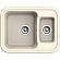 Мойка кухонная Ewigstein Antik 60K 66 см крем