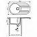 Мойка кухонная Tolero Loft TL-780 78 см белая