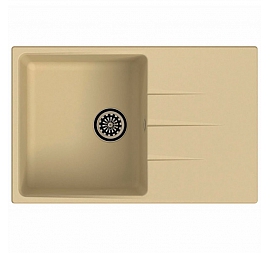 Мойка кухонная Ewigstein Gerd 60F 78 см бежевый