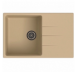 Мойка кухонная Ewigstein Gerd 60F 78 см топаз