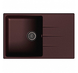 Мойка кухонная Ewigstein Gerd 60F 78 см шоколад