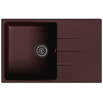 Мойка кухонная Ewigstein Gerd 60F 78 см шоколад