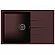 Мойка кухонная Ewigstein Gerd 60F 78 см шоколад