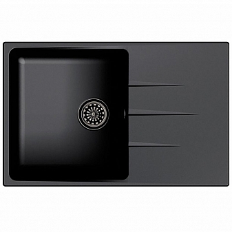 Мойка кухонная Ewigstein Gerd 60F 78 см антрацит