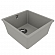 Мойка кухонная Lemark Sinara 400-U 9910063 40 см грей