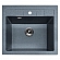 Мойка кухонная GranFest GF-Q561 56 см графит
