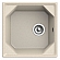 Мойка кухонная GranFest GF-U-500 50 см бежевая