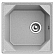 Мойка кухонная GranFest GF-U-500 50 см серая