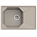 Мойка кухонная GranFest GF-U-740L 74 см песочная