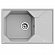 Мойка кухонная GranFest GF-U-740L 74 см серая