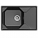 Мойка кухонная GranFest GF-U-740L 74 см черная