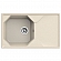 Мойка кухонная GranFest GF-U-840L 84 см бежевая