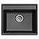 Мойка кухонная GranFest GF-V-580 58 см черная