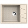 Мойка кухонная GranFest GF-V-680L 68 см бежевая