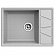 Мойка кухонная GranFest GF-V-680L 68 см серая