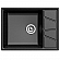 Мойка кухонная GranFest GF-V-680L 68 см черная