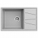 Мойка кухонная GranFest GF-V-780L 78 см серая