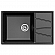 Мойка кухонная GranFest GF-V-780L 78 см черная