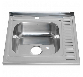 Мойка кухонная Melana MLN-6060 L 60 см 0.6 мм накладная