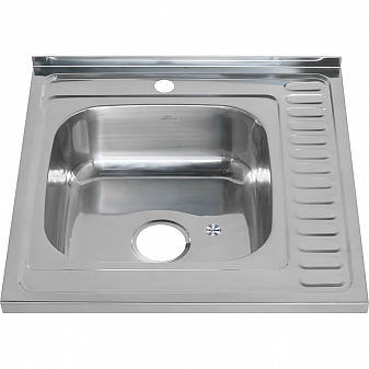 Мойка кухонная Melana MLN-6060 L 60 см 0.6 мм накладная