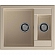 Мойка кухонная GranFest Quadro 610K 61 см кашемир