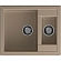 Мойка кухонная GranFest Quadro 610K 61 см песочный