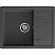 Мойка кухонная GranFest Quadro 650L 65 см графит