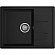 Мойка кухонная GranFest Quadro 650L 65 см чёрный