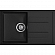 Мойка кухонная GranFest Quadro 780L 77 см чёрный