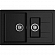 Мойка кухонная GranFest Quadro 775KL 77 чёрный