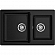 Мойка кухонная GranFest Practik 780K 78 см чёрный