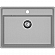 Мойка кухонная GranFest Level 660 66 см серый