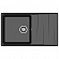 Мойка кухонная GranFest Level 860L 86 см чёрный