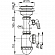 Сифон для кухонной мойки AlcaPlast A446P с отводом для стиральной машины