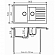Мойка кухонная Tolero R-118 86 см серая