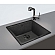 Мойка кухонная Tolero R-128 46 см черная