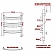 Полотенцесушитель электрический Ника Arc ЛД (г2) L 60х40 см 7 перекладин